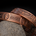 Bracelet en cuivre magnétique viking